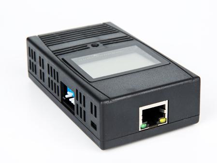 帶液晶顯示屏的機架式數字溫濕度傳感器